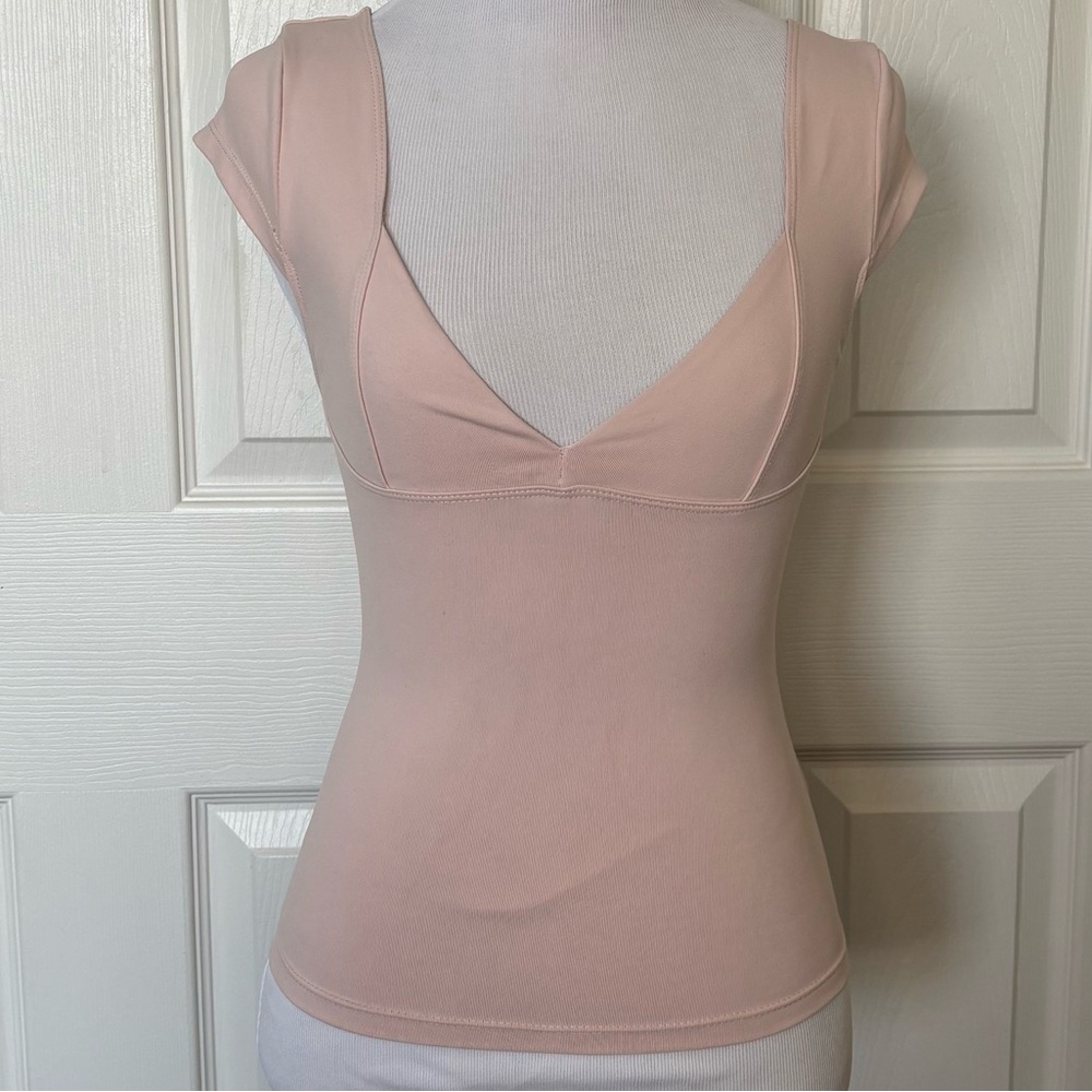 Free People DUO Corset Cami Pink Tank Top